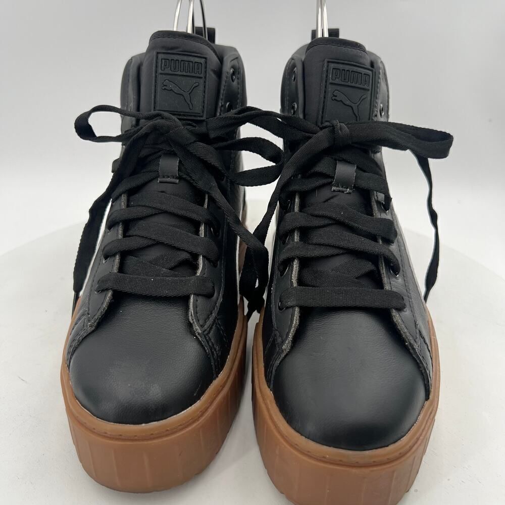 PUMA Mayze Womens Mid Platform Black Sneakers Casual Shoes Size 8.5 - Picture 3 of 15